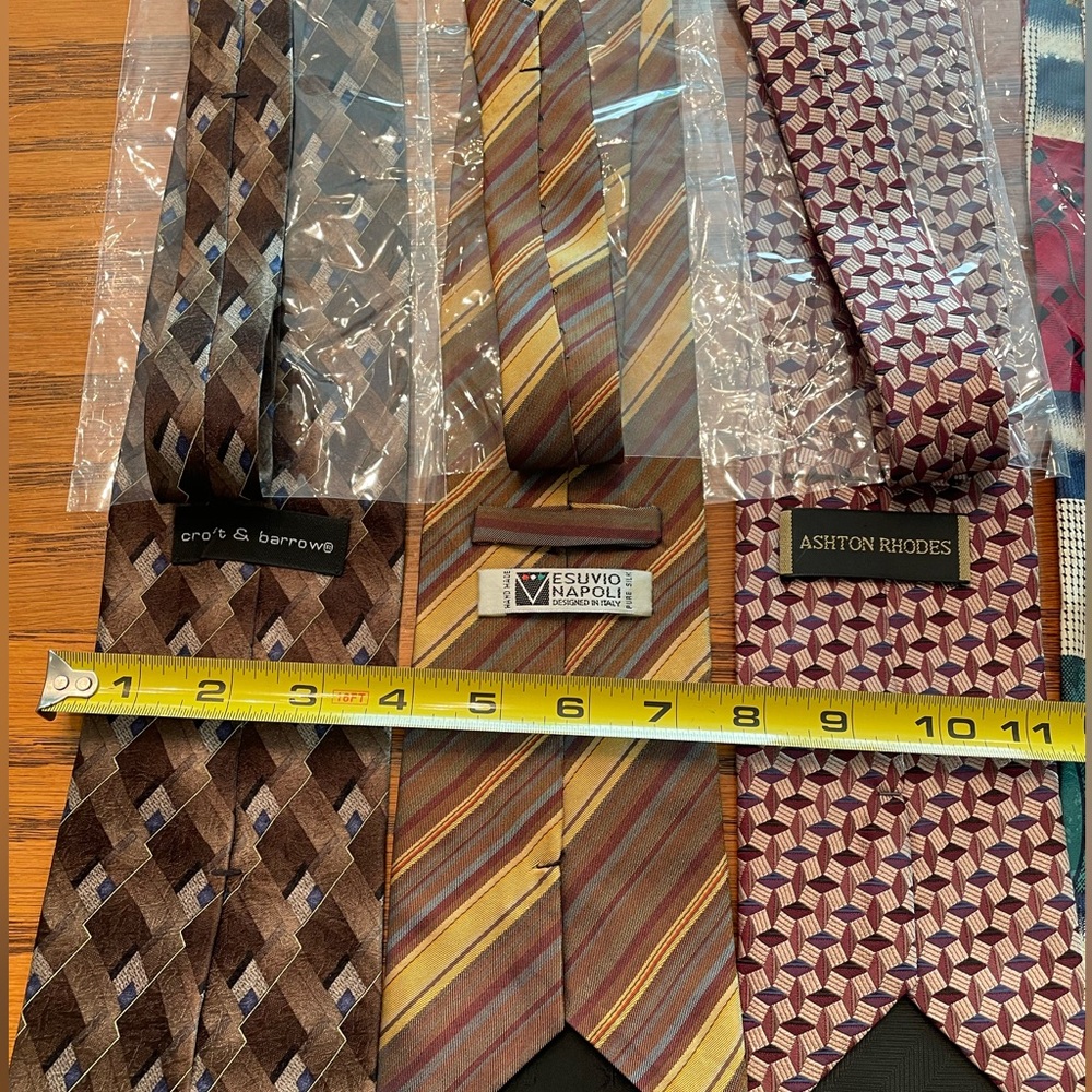 Men's Assorted 100% Silk Ties - Picture 8 of 8